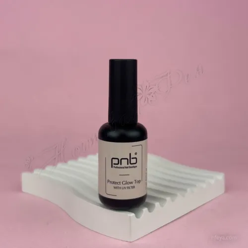 PNB Protect Glow Top Топ без липкого шару з ультрафіолетовим фільтром з ультраглянцем, 8 мл